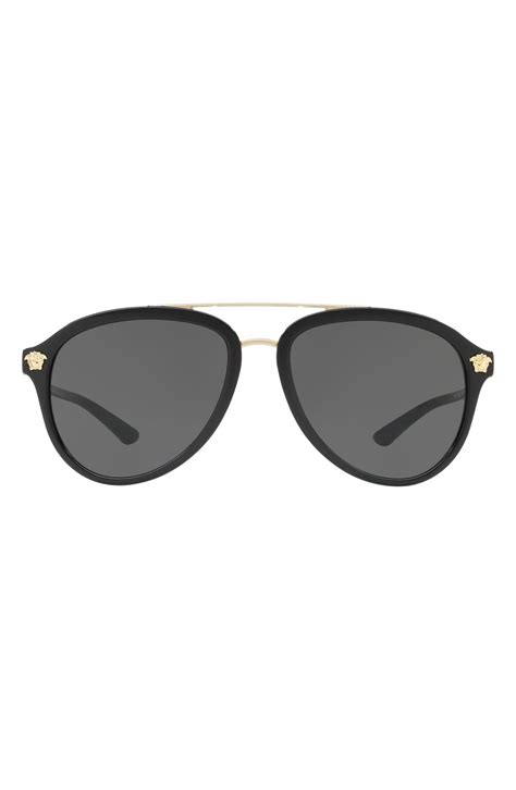 versace rock icon pilot sunglasses|designer sunglasses unisex aviators.